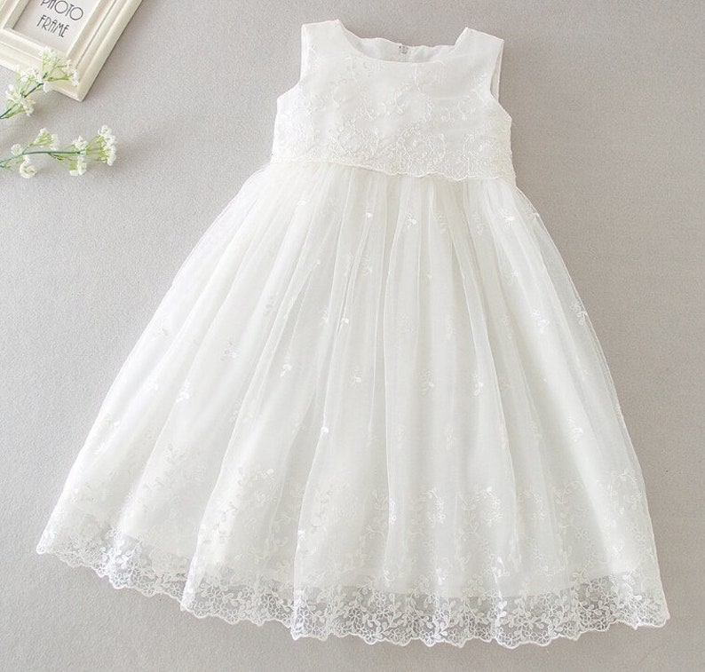 Lace Baby Girls Dress Girls Lace Baptism Dresses Girls Etsy