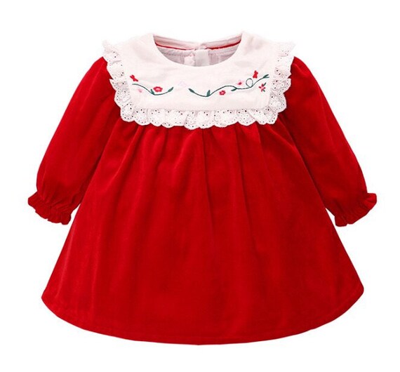 etsy baby christmas dress