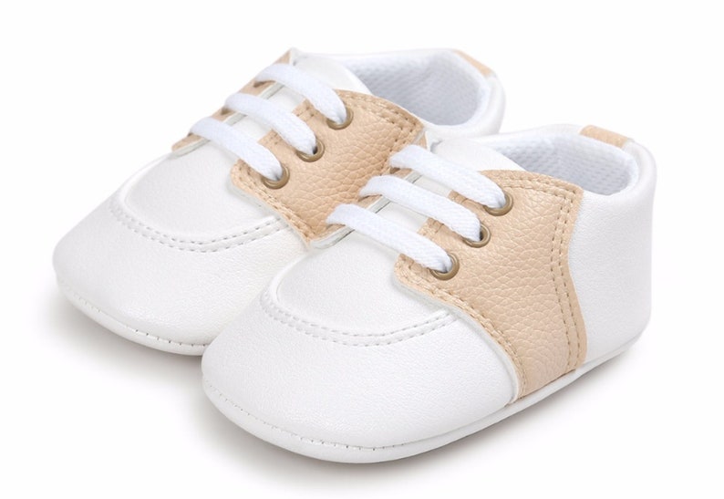 Baby Boy Tan and White Oxford Saddle Shoes Baby Boy Saddle Etsy