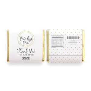 Candy Bar Wrapper 3.25 x 9.25&quot;, Printable, Editable, Blank Template, CJ100-01v1-WRPR