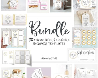Business Templates Bundle, Editable, Blank, CJ100-01v1-BDL
