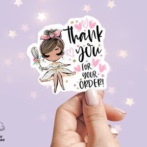 Baker Thank You Sticker, Cake Baking Stickers, Bakery Shop Stickers, Cookie Packaging, Printable Tag, Farm Style, Brown, CJ010-05v1-mw-STKZ