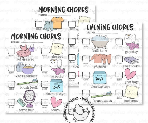 Cute Chore Chart