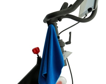 Custom Metal Towel Holder for Exercise Bike - Sweat Towel Rack