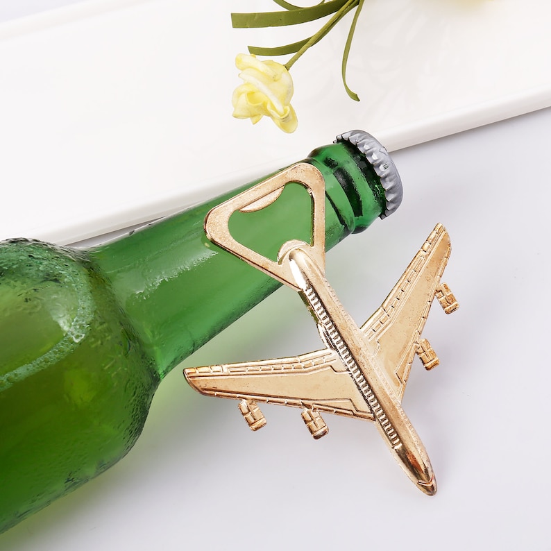 Airplane Bottle Opener Aviation Gifts for Pilot Airplane Etsy