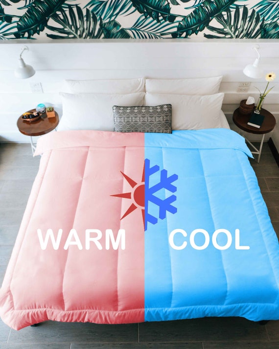 Komforte Dual Zone Comforter For Couples Alternative Down Etsy