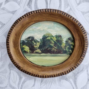 Full of peaceful hope,Framed Oil Landscape Painting: Vintage Countryside Wall Decor 5.0 (90)