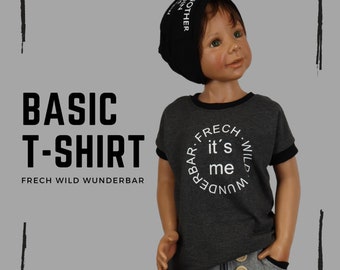 T-Shirt Kinder Sommershirt Unisex Grau - Junge Mädchen Kind Baby mit Spruch Oberteil Shirt Segelzahn Kinderkleidung Tshirt Sweatshirt