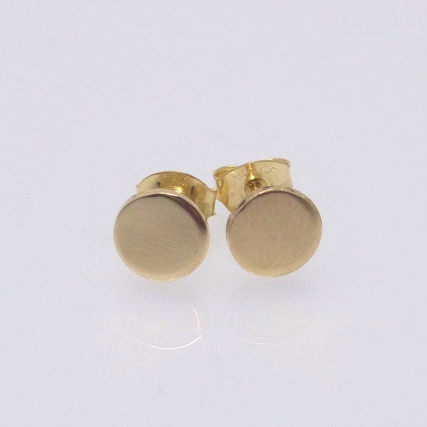 Mini Ohrstecker Punkt Gold-filled 6mm