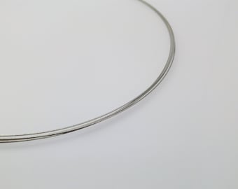 Stahlseide-Collier 5-reihig Bajonettverschluss 42 cm, Halsreifen