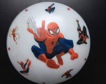 Wandlampe * Kinderlampe * Deckenlampe * Spiderman Auto Pirat