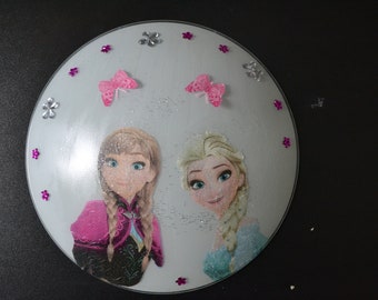 Wandlampe  Kinderlampe  Deckenlampe Anna und Elsa