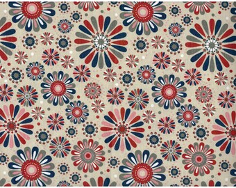 50x140 cm beschichteter Stoff Wachstuch Christrose laminierter Baumwollstoff