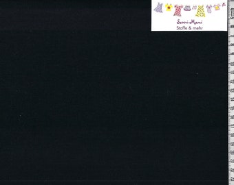 15 EUR/qm Bündchen uni schwarz