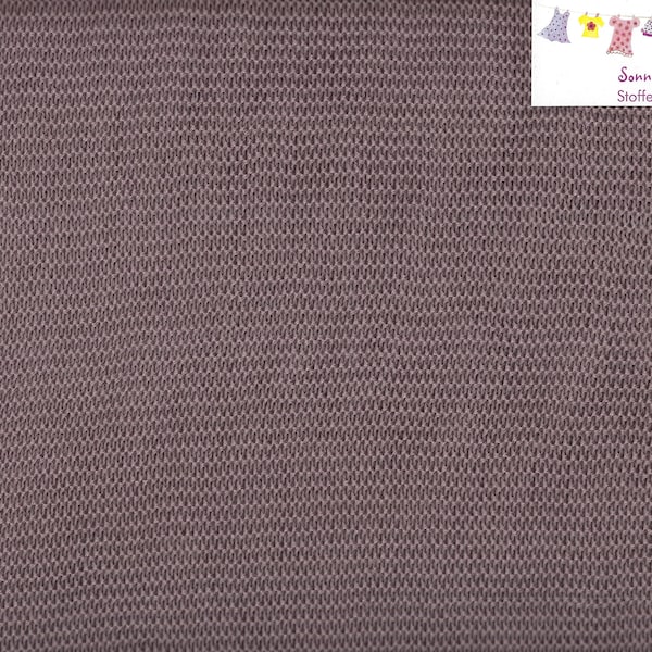 15,64 EUR/qm Meterware Strick Wellenstrick Ella mauve