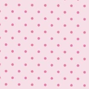 6,13 EUR/qm Baumwollstoff Meterware Pünktchen pink auf rosa Bild 5