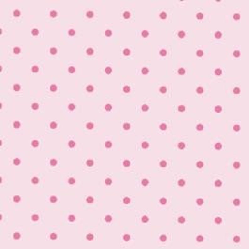 6,13 EUR/qm Baumwollstoff Meterware Pünktchen pink auf rosa zdjęcie 5