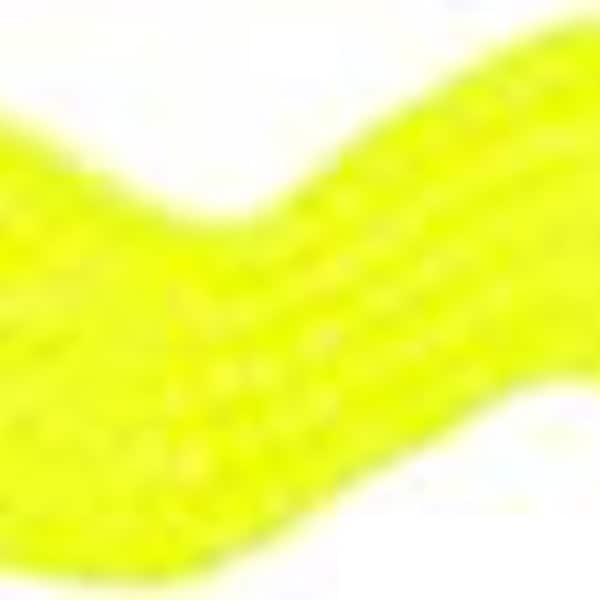 1 Meter Zackenlitze ca. 9 mm breit neon neongelb gelb