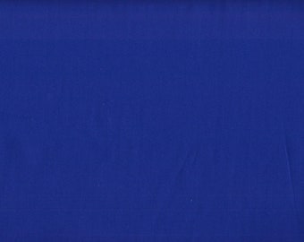 6,53 EUR/qm Baumwollstoff uni royalblau, blau