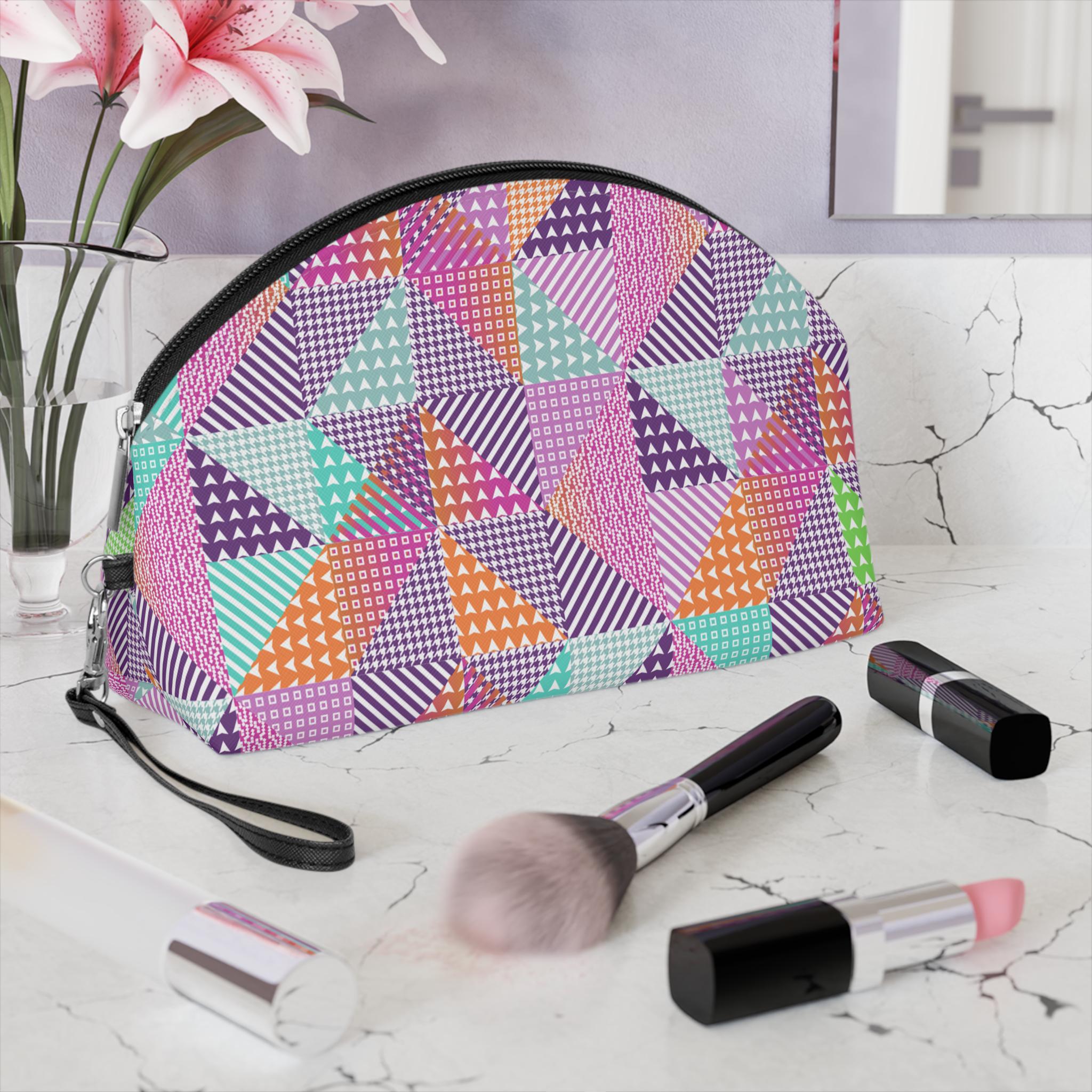 メイクアップバッグセット、キルティングメイクアップバッグ、女性用大きな花柄コスメバッグ、かわいい メイクアップバッグセット、キルティングメイクアップバッグ、女性用大きな花柄コスメバッグ、かわいいコットンメイクアップバッグ、フラワー