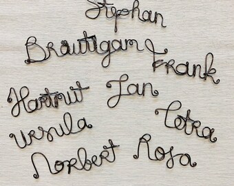 Individuelle Namensschilder Etsy