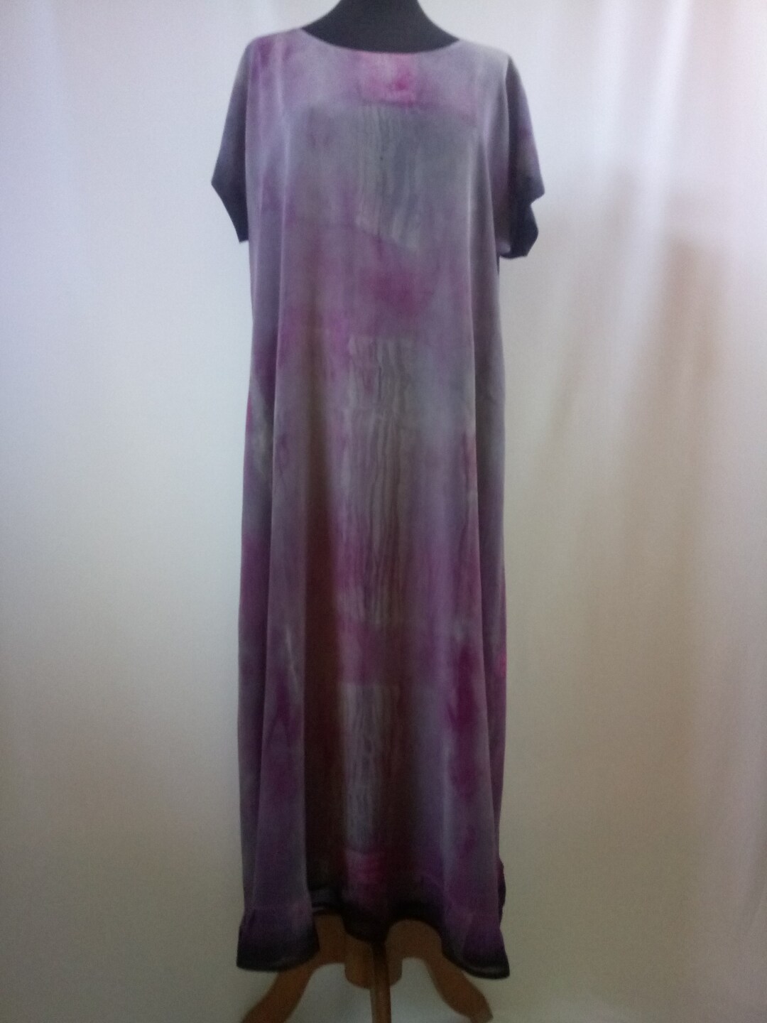 Tie Dye Silk Dress Hand Made Cloth Hand Painted Dress Shibori Etsy
