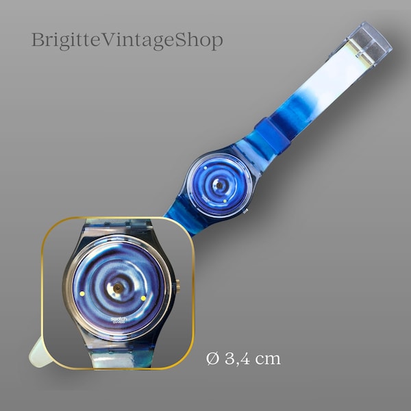 Swatch Artist Special Gent TEMPONATURALE GK232 Artwork Studio Azzuro 1996 Edición Limitada, funcionamiento comprobado, pieza de coleccionista. Más información sobre el artículo…