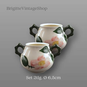 Villeroy & Boch Wildrose - Juego de 2 tarros multiusos, porcelana vintage clásica, vajilla de estilo rústico, pieza de colección vintage. Más información sobre este artículo…