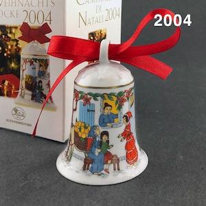 Hutschenreuther Christmas porcelain bell 2004 „Griechenland“ Ole Winther limited collector&#39;s edition Christmas decoration, &gt; article...