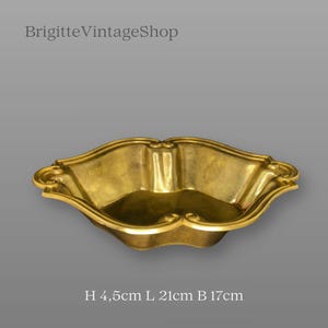 Messing Nuss-/Obstschale Dekoschale Gilde Handwerk Jugendstildesign Wohnkultur Vintage Sammler Geschenk Messinghochzeit mehr zum Artikel…