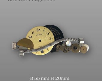 Clockwork jewelry Clasp Artist jewelry Handcrafted Upcycled jewelry Trendy watch jewelry Creative design More about this item...