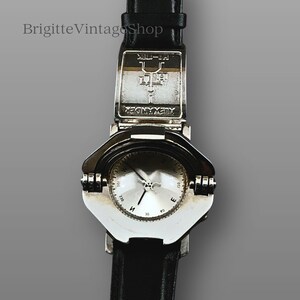 #BrigitteVintagShop HI-TEK Kompass Armbanduhr Kuppeldeckel klappbar Alexander Design London Post Modern Unisex