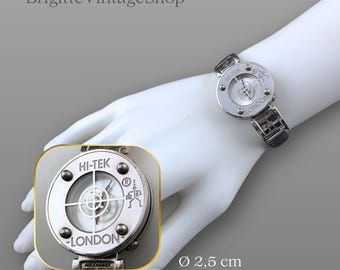 HI-TEK wristwatch design “Crosshairs” Alexander London UK RegNo2012343 Original 90s rare collector's item Watch gift More about the item...