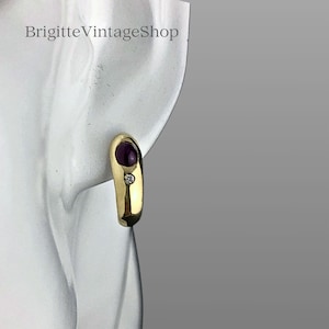 Goldschmuck Ohrstecker Gelbgold Rubincabochon Diamant Halbcreole Ohrschmuck Geburtstag Juli Schmuckgeschenk Rubinhochzeit mehr zum Artikel…