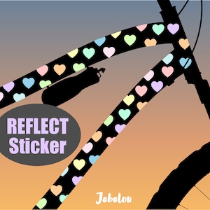 Herzen REFLEKTIERENDE Sticker wasserfest, CANDY, Herzen Aufkleber reflektierend, Herzen Sticker, Konfetti Herzen