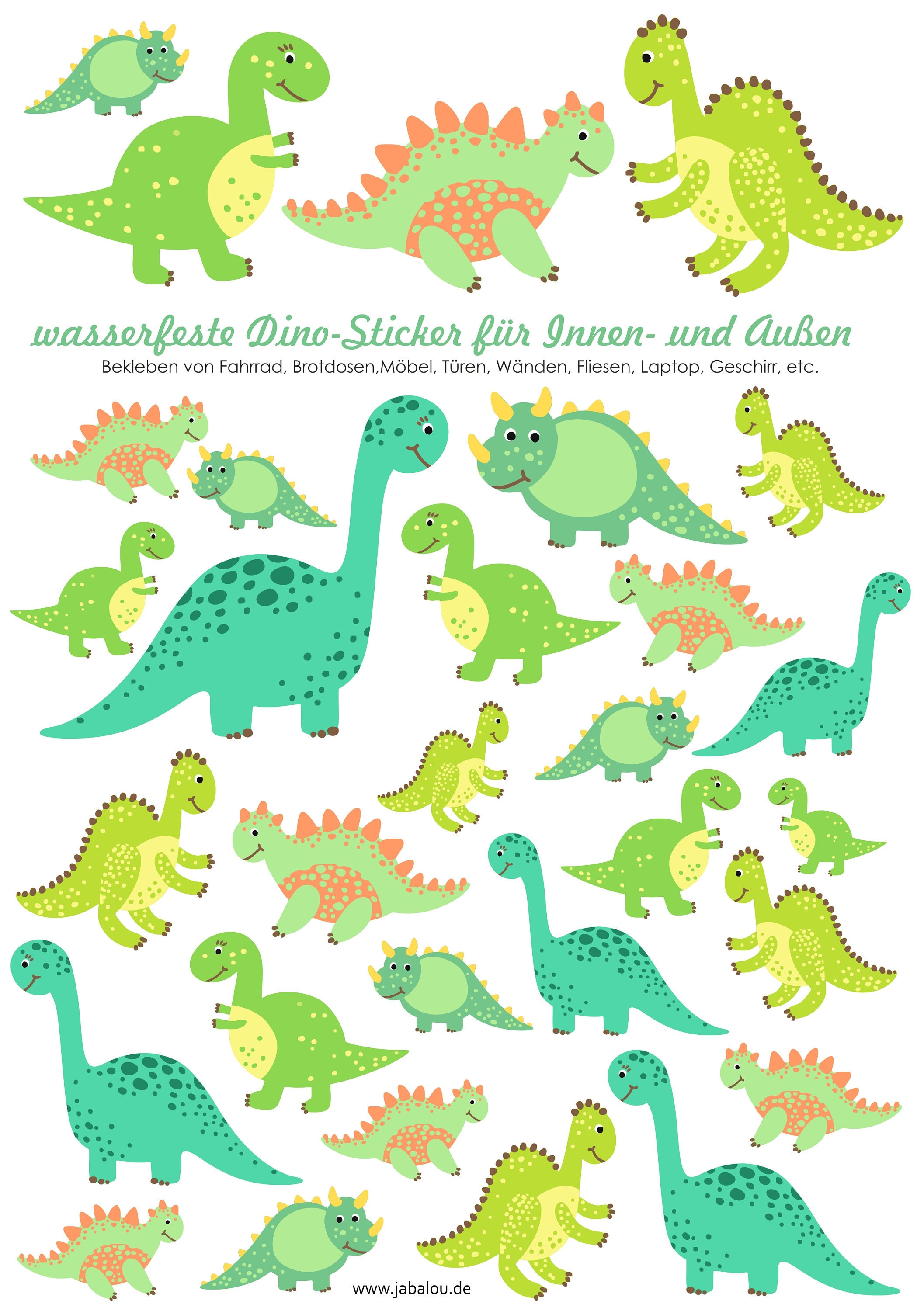 elke dag Hoop van Ontleden Dino's Stickers Waterdicht Dinosaurus Stickers - Etsy Nederland