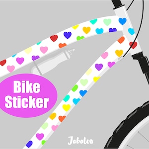 Herzen Sticker wasserfest, RAINBOW, Herzen Aufkleber, Herzen Sticker, Konfetti Herzen