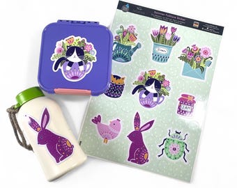 Waterproof sticker summer folklore