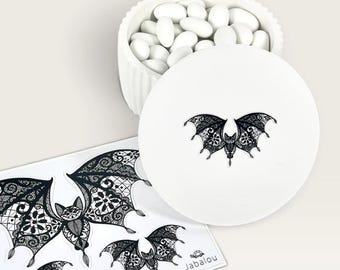 A6 Bat dishwasher safe and weatherproof - Gothic