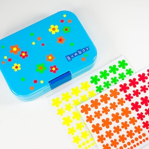 NEON sticker dishwasher safe flowers bicycle sticker