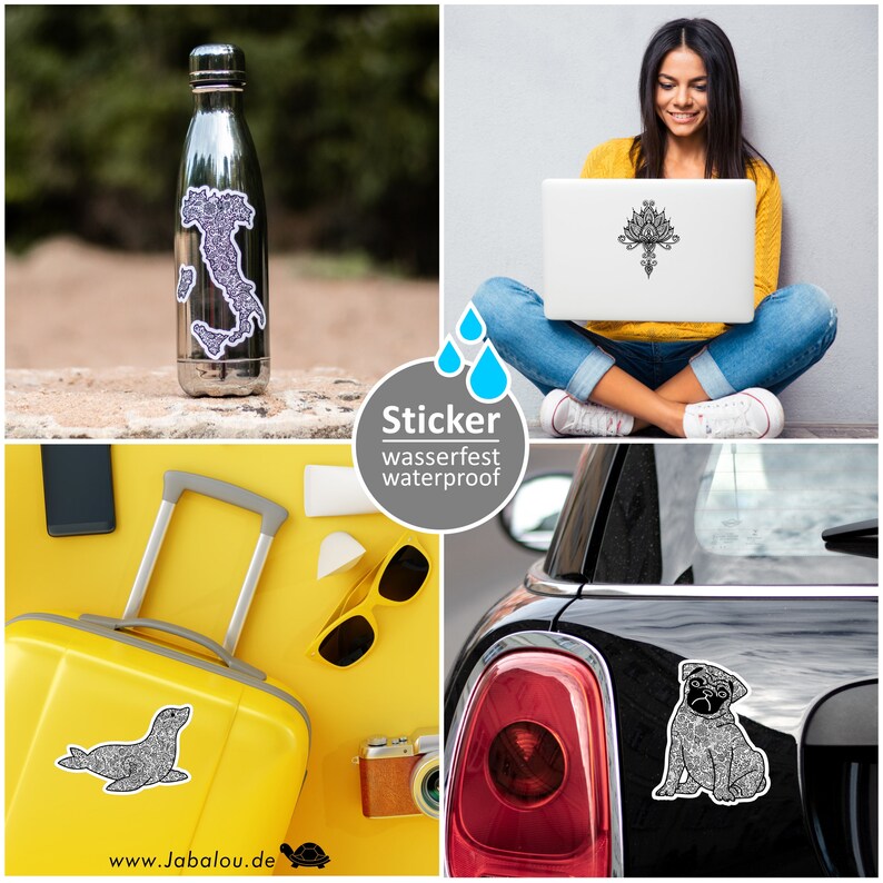 Lotus Flower Sticker Lotus Sticker Car Lotus Flower Etsy