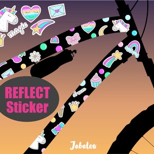 Unicorn REFLECTIVE Stickers