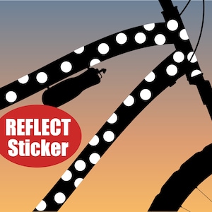 Reflective Confetti Stickers – Bicycle & Helmet – Dot Stickers for Visibility and Safety