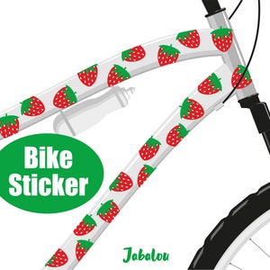 Strawberries bicycle stickers, stickers for bicycles, stickers bicycles, bicycle stickers, waterproof stickers, stickers, stickers