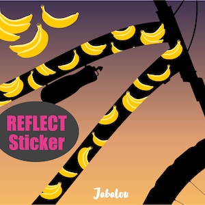 Banana REFLECTIVE Stickers