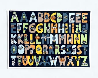 Sticker dishwasher safe letters ABC Space - Space