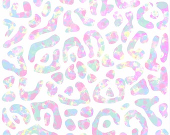 Sticker waterproof Animal Print Pastel