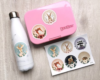 Stickers waterproof animals boho, stickers, stickers, waterproof stickers, dishwasher-safe stickers, animals boho stickers