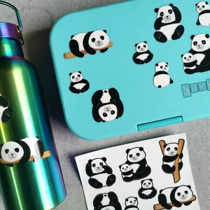 Dishwasher-safe stickers Panda stickers