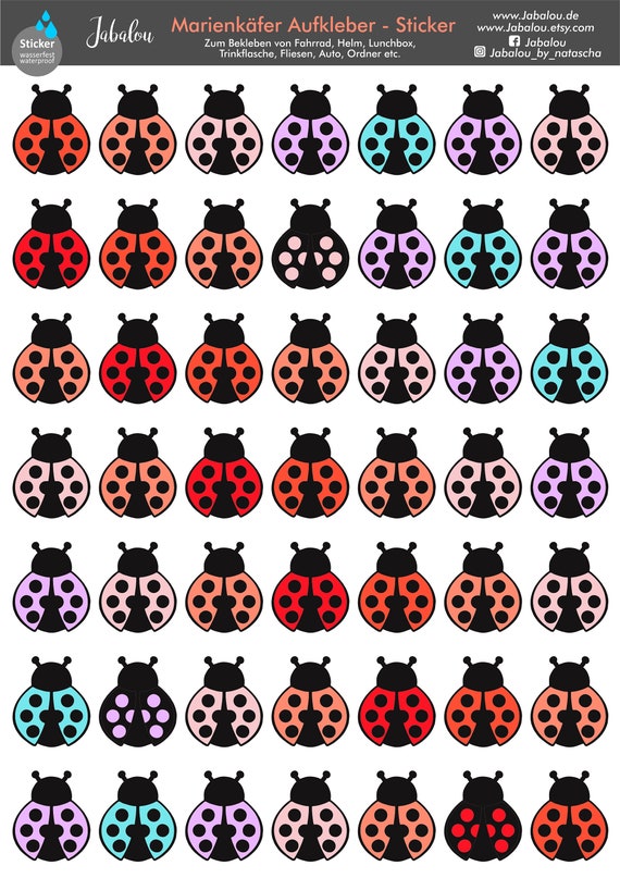 LadyBug Stickers
